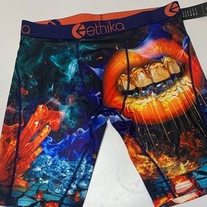NWT Ethika Fiery Lips Crystal Graphic Boxer Briefs Sz L